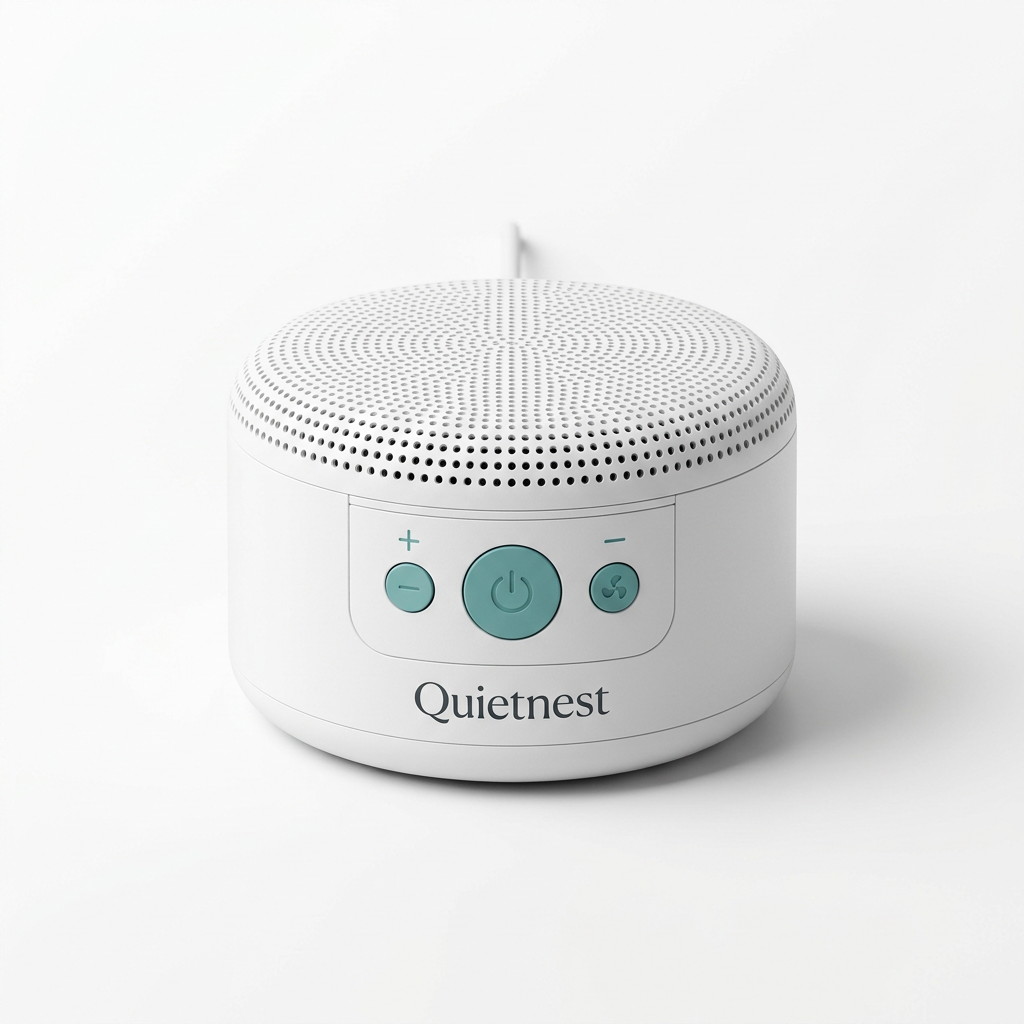 Quietnest Hushcircle White-Noise Machine product on a bright studio background